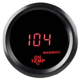 Waterwich-sk-gzyb118 Waterwich 2inch 52mm Oil Temp Temperature Gauge Meter Kit 104-302 Dc12v With Sensor Fo