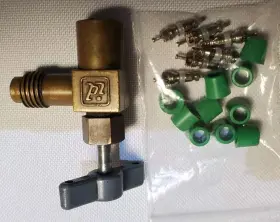 71096 Wcertoca Combo Air Vacuum Pump Hvac R134a Kit Ac Manifold Gauge Set Extras #3