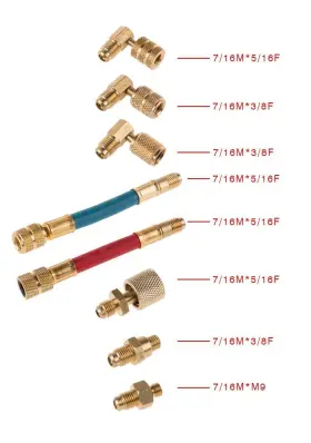 Wefoonlo 748440436361 Air Conditioner Refrigeration R134a R12 Converting Adapter Car Ac Connector H #3 Wefoonlo 748440436361 Air Conditioner Refrigeration R134a R12 Converting Adapter Car Ac Connector H #3