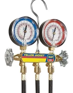 42044 Weisi 436829269930 Yellow Jacket Heat Pump Manifold With 3 Plus Ii Hoses
