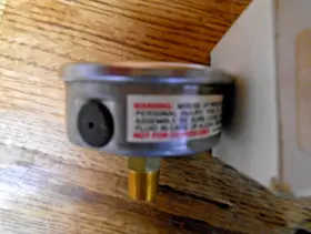 Lf251-v30-4b Weiss Lf251-vac-4l 30-0-30 Psi&kpa 1/4 Inch Back Liquid-filled Severe Service Gauge #2