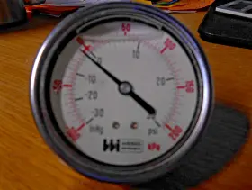 Lf251-v30-4b Weiss Lf251-vac-4l 30-0-30 Psi&kpa 1/4 Inch Back Liquid-filled Severe Service Gauge #3