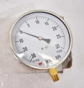 Ea14j Weksler Vacuum Pressure Gauge Replacement 5 Inch Face Dia 1/4 Npt Stainless