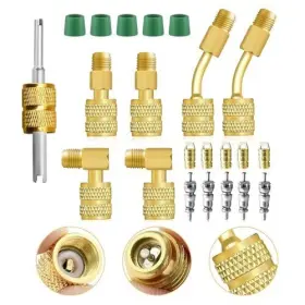R410a-22 Wells R410a Mini Split Adapter Kit 6 Pack Hvac Refrigerant Connector