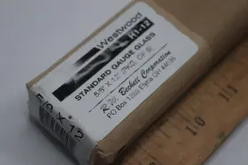 H1-12 Westwood 6-pk Standard Gauge Glass 200-100 Psi 5/8 Inch X 12 #3