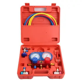 Winmax Tools Automotive 402689778015 Professional A/c Air Conditioner Refrigerant Manifold Gauge Kit Set R134a/r22