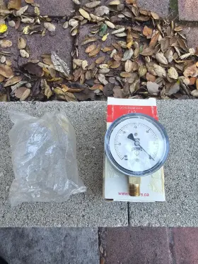 300v-r7 Winters Vacuum Gauge To - 30 Vac 1/2 Inch Thread 2-1/2 Display 1-3/4 Wide