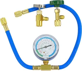 R600a Wisepick 445036152126 R290 And Charging Hose Gauge Set With 1/2 Inch Acme Can Tap