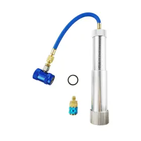 Wisepick 686268948812 Compressor Oil Dye Injector Snap Quick Coupler R134a System 14 Sae Scale Refilla Wisepick 686268948812 Compressor Oil Dye Injector Snap Quick Coupler R134a System 14 Sae Scale Refilla