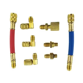 Wisepick Ac.142.027 Air Conditioner Refrigeration R134a R12 Converting Adapter Ac Connector Hose