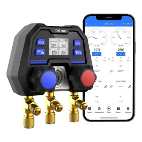 Dmg-10x Xetron Hvac Manifold Gauge Digital Ac For Refriegration Diagnostic P