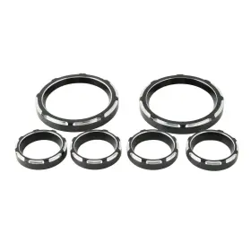 Xmt-moto 611355517770 Gauge Burst Bezel Kit For Harley Touring Electra Street Road Tri Glide