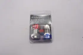 Xtremepowerus 26014 2-pk Auto Hvac Gas Quick Coupler Adapter 1/4 Inch Sae