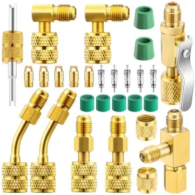Xie-yaocom-959 Yaocom 24 Pcs R410a Adapter Kit Mini Split Refrigerant Hose Co