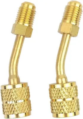 Yarr Store 744759634993 2 Pcs R410a Adapter For Mini Split Fitting Hvac System 5/16 Inch Female Sae