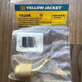 19208 Yellow Jacket 19180/cp2 Sealright 45 Degree Male Flare 1/4 Inch