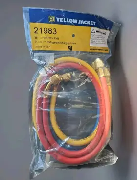 22983 Yellow Jacket Manifold Hose Set 36 In Red Blue