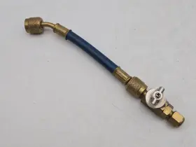 25202 Yellow Jacket Low Side Adapter Hose Loss 9 Inch In Blue 25202 Yellow Jacket Low Side Adapter Hose Loss 9 Inch In Blue