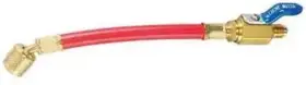 25602 Yellow Jacket Charging Hose 9 Inch Red High Side Low Loss New Us Seller #2 25602 Yellow Jacket Charging Hose 9 Inch Red High Side Low Loss New Us Seller #2