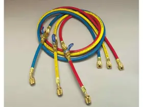 25986 Yellow Jacket - Plus Ii 1/4ft Hose With Flexflow Valve 72ft Length 3 Pak