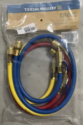 29983 Yellow Jacket Plus Ii Refrigerant Charging Hose With Compact Ball Valve 36 Inch #2