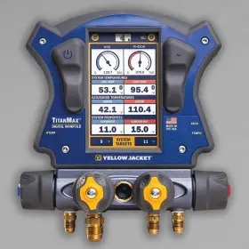 40887 Yellow Jacket Titanmax Digital Manifold Wireless With Yjack