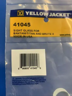 41045 Yellow Jacket Titan/brute Ii Replacement Sight Glass #2