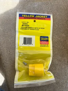 41101 Yellow Jacket Brute Manifold Handle Knob Refrigeration Gauge