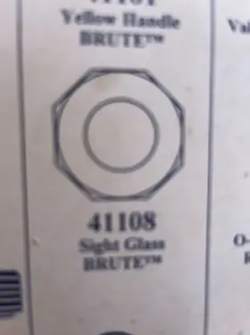 41108 Yellow Jacket Brute Replacement Sight Glass New