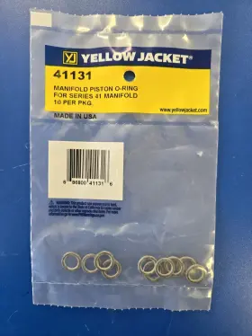 41131 Yellow Jacket - Series 41 Manifold Piston O-ring 10 Per Pkg