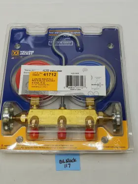 41712 Yellow Jacket 2-valve Series 41 Test/charging Manifold Gauges #2