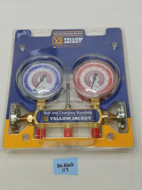 41712 Yellow Jacket 2-valve Series 41 Test/charging Manifold Gauges