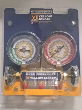 R600a Yellow Jacket 41866 Series 41 Gauges Test And Charging Manifold R290 R600