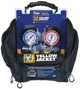 42017 Yellow Jacket Series 41 R-22/404a/410a Manifold Backpack Kit