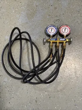 42054 Yellow Jacket Heat Pump Manifold Set- 60 Inch Hoses