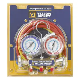 42205 Yellow Jacket Manifold Gauge Set 5 Ft L 3 1/8 In