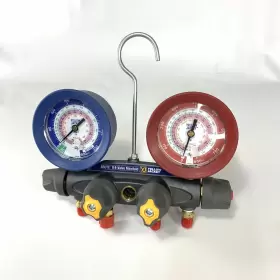 46010 Yellow Jacket Brute Ii Manifold Gauge Only 3-1/8 Inch Gauges 22 / 404a 410a