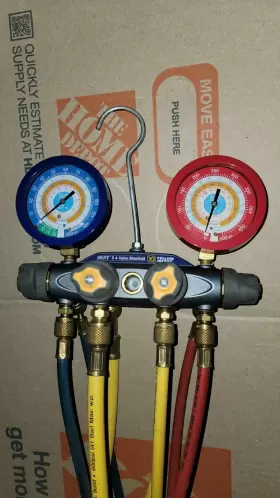 46040 Yellow Jacket 4-valve Brute Ii Test/charging Manifold With 4 Hoses #3