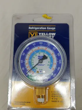 49016 Yellow Jacket 2-1/2 Inch Compound Gauge F Psi R-22/134a/404a #3