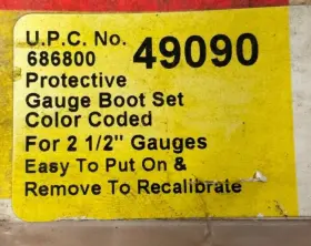 49090 Yellow Jacket 2-1/2 Inch Set Of Gauge Boots - #2