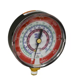 49123 Yellow Jacket High Side Replacement A2l Heat Pump Gauge R-32/454b/410a F