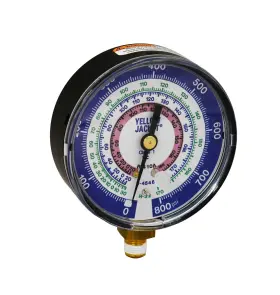 49124 Yellow Jacket Low Side Replacement A2l Heat Pump Gauge R-32/454b/410a F