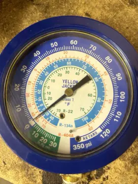 R404a Yellow Jacket 49513 /49514 Gauges R22/r134a/r404a Liquid Filled