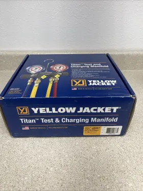 49887 Yellow Jacket 2-valve Titan Test/charging Manifold Gauges #2