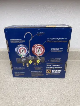 49887 Yellow Jacket 2-valve Titan Test/charging Manifold Gauges #3