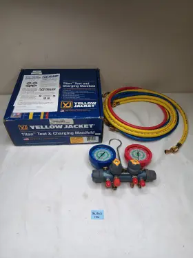 49925 Yellow Jacket Titan Test And Charging Manifold