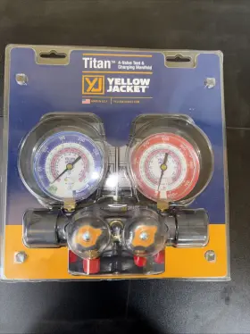 49974 Yellow Jacket Test And Charging Manifold Gauges