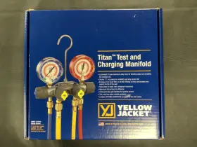 Yellow Jacket 49977 Titan Test And Charging Manifold Set