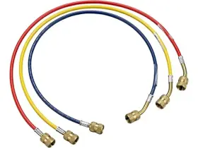 R600a Yellow Jacket 61015 3 Pack Hoses For R290 Hydrocarbon Systems 24 Inch