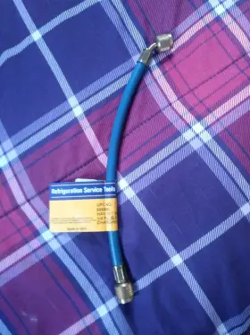686800 Yellow Jacket 21212 12 Inch Blue Charging Hose Plus 11 - 1/4 New #2